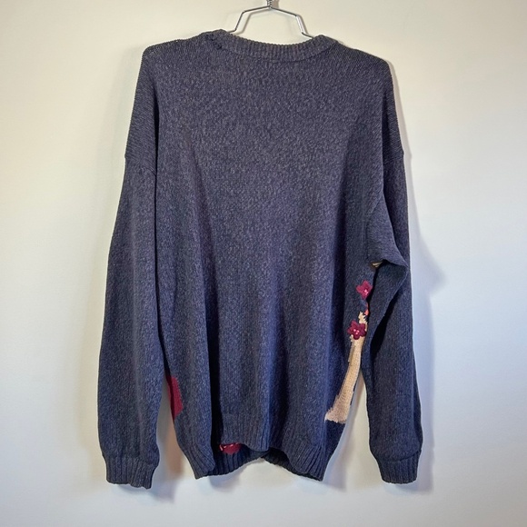 Vintage Northern Reflections Cotton dog motif cardigan sweater, Size M. - Picture 9 of 15